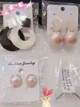 Pendientes con Clip en varios colores para mujer, Clips de oreja con colgante redondo hueco, negro y blanco, joyería no perforada