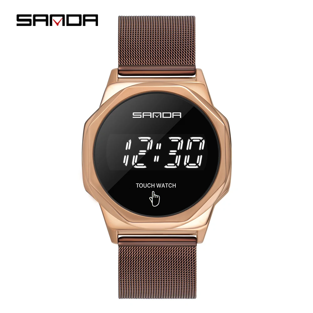 SANDA Touch Key Waterproof Digital Watch Single Movement Male Middle School Student Watch Mineral Tempered Glass Mirror Watch
SANDA Touch Key Waterproof Digital Watch Single Movement Male Middle School Student Watch Mineral Tempered Glass Mirror Watch
