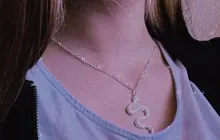 Nuevo Animal serpiente pendientes collar de serpiente COLLAR COLGANTE de las mujeres estilo minimalista de aleación de mujer moda joyería de cumpleaños regalo fiesta