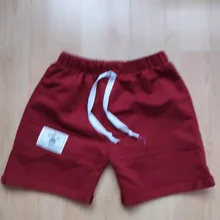 Pantalones cortos de algodón para bebés y niños, Shorts informales holgados para la playa, con cintura elástica, color liso, 7 colores, V-TREE verano