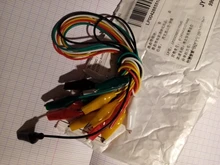 Alligator-Clip Battery Power-Cord Electric-Clamp DIY Small 10pcs Color Sheath 50cm Test-Clamp.28mm35mm45mm