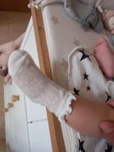 Calcetines transpirables suaves para bebés y niñas, calcetines infantiles para el suelo de algodón de Color caramelo, medias con borde de hongos para niñas pequeñas