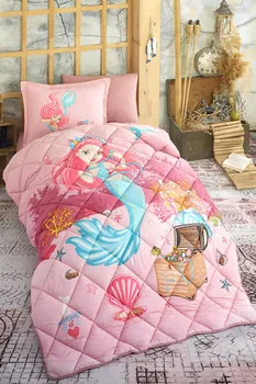 Multi Color Quilt And Duvet Cover Set 100% Cotton Made Single Comfortable Sleep Set DELFİN PINK
Multi Color Quilt And Duvet Cover Set 100% Cotton Made Single Comfortable Sleep Set DELFİN PINK
