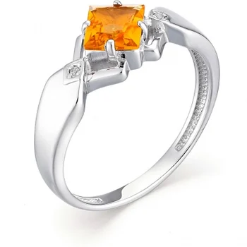 Alcor ring with cubic zirconia and citrine made of silver
Alcor ring with cubic zirconia and citrine made of silver