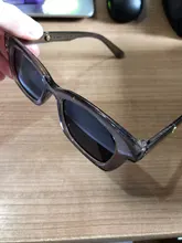 Las mujeres gafas de sol de diseñador de la marca gafas de ojo de gato conductor gafas de sol de pesca rectángulo leopardo Vintage gafas