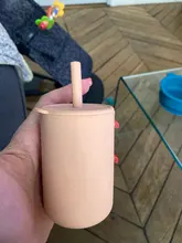 Pajitas de silicona de grado alimenticio estilo Ins para bebés, vasos de plástico en espiral para beber, para fiestas de cumpleaños, 5 uds.