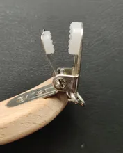 Clip de madera para chupete de bebé, pinzas de chupete de madera Natural para bebé, accesorios de cadena de chupete DIY, 1 ud.