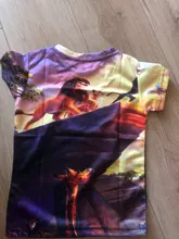 Camiseta de dibujos animados en 3D para niños y niñas, playera personalizada informal a la moda, 2021