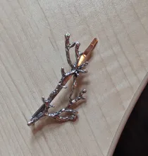 Hair-Clips Alloy-Branch-Hairpins Metal Vintage Elegance Silver Girls Women Tree Fashion