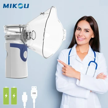 Home Ultrasonic Nebulizer Inhaler Mini Automizer Compact Handheld Portable Inhalers Nebulizer Mist Discharge Asthma
Home Ultrasonic Nebulizer Inhaler Mini Automizer Compact Handheld Portable Inhalers Nebulizer Mist Discharge Asthma