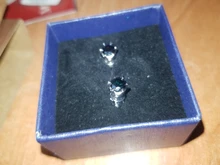 GIGAJEWE-pendientes de plata de primera ley con diamante, aretes, plata esterlina 925, moissanita, oro blanco de 18 quilates, 1 quilate