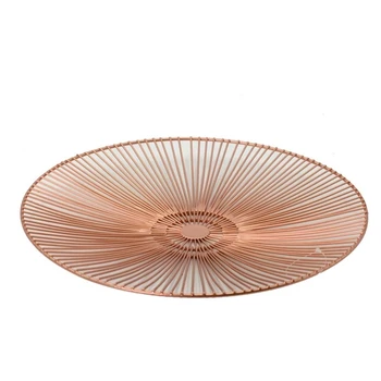 Table CENTRE, decorative plate. Manufactured in METAL. Copper Color. Dimensions diameter 35cm decorate your table.
Table CENTRE, decorative plate. Manufactured in METAL. Copper Color. Dimensions diameter 35cm decorate your table.