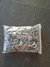 Juego de tapas protectoras para tornillos, paquete de cubiertas de botón para pijas, coberturas plásticas prácticas, protectoras de pernos, ideal para muebles en el exterior, equipo de decoración, 100 uds.