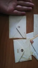 Lote de 12 unidades de sobres de papel Kraft clásico, Mini sobres de Estilo Vintage europeo para tarjetas, regalo para álbumes de recortes