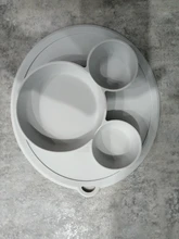 Platos tipo tazón alimentación de bebé, plato de silicona integrado para niños, platos de Silicagel para bebés