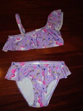 3-16Y unicornio de dos piezas Grils traje 2021 de alta calidad de los niños traje de niñas traje de baño Bikini conjunto 9055