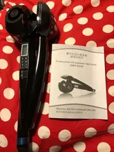 Rizador de pelo automático para mujer, rizador de pelo mágico LCD, rizador de pelo con Herramienta de Peinado de onda, calentamiento de cerámica