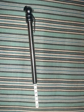 Neumático/neumático de medidor de prueba de presión de aire de la forma de la pluma de emergencia portátil de uso de 5-50 manómetro de presión PSI Durable coche plateado estilo