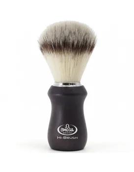 Omega Shaving Brush "Hi Brush" Ash Wood Black Handle
Omega Shaving Brush "Hi Brush" Ash Wood Black Handle
