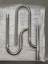 Filtro de acuario de acero inoxidable, accesorios de filtro externo, dentro y fuera del agua para eliminar la película de aceite, tubo de lirio, filtro de acuario