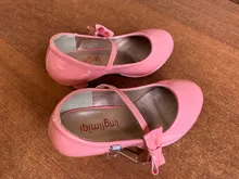 Zapatos Infantiles para niñas, calzado con lazo de cuero para fiesta de Baile de Princesa, brillantes, Color rojo sólido, tacón alto, de cuero de moda, oferta de otoño