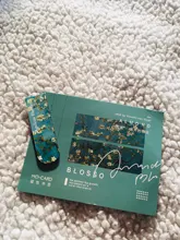 Marcapáginas magnéticas, accesorios para el diario de la bala, marcapáginas de Van Gogh Monet para libros artísticos, papelería, suministros de oficina para estudiantes, 1 Uds.