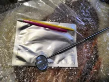 Espejo para Injerto de extensiones de pestañas, herramienta de maquillaje con mango de acero inoxidable para el cuidado bucal