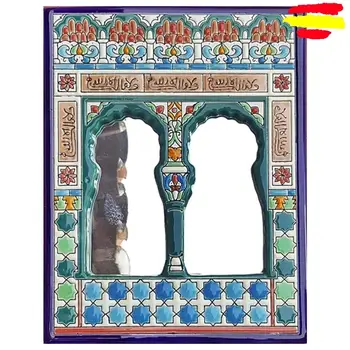 Mirror Ceramic 30x23cm/11.8x9.0in - Ceramics enameled up handmade - Made in Spain - MIJASCERAMIC - ARTECER -
Mirror Ceramic 30x23cm/11.8x9.0in - Ceramics enameled up handmade - Made in Spain - MIJASCERAMIC - ARTECER -