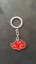 Llavero símbolo Konoha Akatsuki Nube Roja llaveros Anime baratija llavero