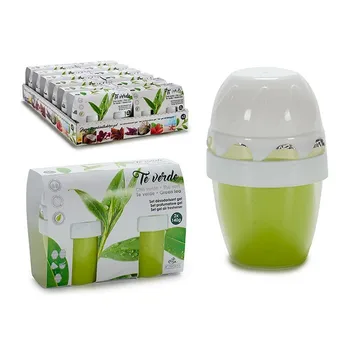 Air Freshener Gel (2 Pieces) Green Tea 140 gr 
Air Freshener Gel (2 Pieces) Green Tea 140 gr