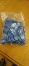 Tarjeta RFID de proximidad de 100 KHz, llavero con Control de acceso, Control de acceso, 11 colores, 125 Uds., envío gratis