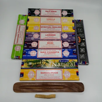 SATYA incense assortment of best-selling fragrances + TABLILLA and PALO SANTO DE REGALO
SATYA incense assortment of best-selling fragrances + TABLILLA and PALO SANTO DE REGALO