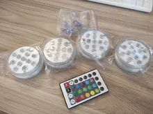 Led-Light Vase Submersible Suction-Cup Fountain Swimming-Pool Night-Lamp Garden Outdoor Pond