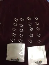 Accesorios de aretes con Clip para oreja de tornillo, convertidor de oreja no perforada con Base de cabujón de bucle, bisel en blanco, apto para pendientes, fabricación de joyas DIY