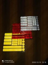 21 unids/set pegatinas reflexivas para motocicleta Seguridad cintas de advertencia bicicleta Reflector bicicleta de advertencia Reflector película etiqueta cinta