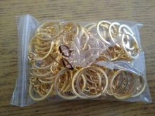 20 unids/lote llavero con 7 colores plateados 50mm de largo con división redonda llaveros al por mayor