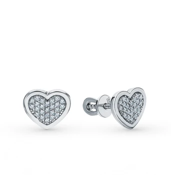 Gold earrings with diamonds sunlight sample 585
Gold earrings with diamonds sunlight sample 585