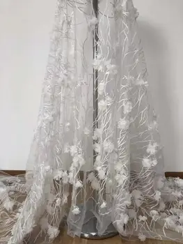 2020 Best Quality African 3D Flowers French Tulle Lace Fabrics Materials With Sequinse 5Yards For Nigerian Evening Wedding Dress 
2020 Best Quality African 3D Flowers French Tulle Lace Fabrics Materials With Sequinse 5Yards For Nigerian Evening Wedding Dress