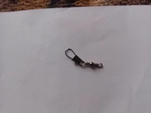 Conector de pesca de acero inoxidable, rodamiento de Pin giratorio, broches de presión, accesorios de aparejos de pesca, 50 unids/lote