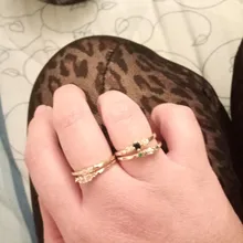 FDLK 4 unids/set de circón de cristal anillo de oro 2020 Vintage bohemio mujeres fiesta de compromiso anillo conjunto de joyas