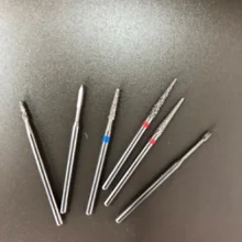 Carburo de tungsteno de MM broca para fresa fresas eléctrica uñas taladro cutícula de pedicura limpiar herramientas para manicura amortiguadores de taladro