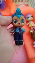 L O L ¡Sorpresa! Juego de muñeca brillante con ropa y zapatos para niño, juguete Punk, edición limitada