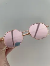 Sunglasses Vintage Retro Women Goggles Frame Lens Driver's Polygon Round Small Luxury