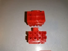 10 unids/lote 5557-R 5557 4,2mm negro/rojo 6 + 2 pines conector de arnés de cableado automotriz macho para PC/tarjeta gráfica de ordenador PCI-E Power