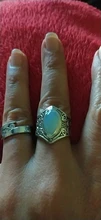 Anillos de cristal de curación grande Tibetano para mujer, joyas de piedra lunar indio antiguo bohemio, joyería fina, regalos para chicas