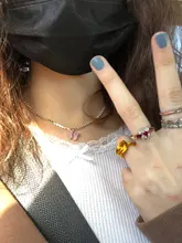 Gargantilla de mariposa acrílica deslumbrante, collar con cadena de diamantes de imitación, collar sencillo de Color blanco y negro, joyería Coreana de Animal