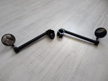 Manillar para motos Cafe Racer, manubrio para competición, clips-on ajustables, diámetro de 31/32/33/35/36/37/39/41/45/48/51mm