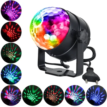 7 Color DJ Strobe Led Disco Ball 3W Sound Control Laser Projector RGB Stage Light Effect Light Music Christmas Party Dance Decor
7 Color DJ Strobe Led Disco Ball 3W Sound Control Laser Projector RGB Stage Light Effect Light Music Christmas Party Dance Decor