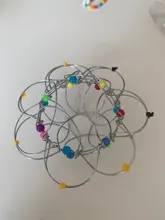Fidget Juguetes | Juguetes Fidget | Fidget Juguetes Popit hacer magia de acero anillo de hierro de descompresión cesta Flexible suave mágico Juguetes Anti estrés regalos de los niños Juguetes