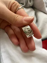 DreamySky-anillos con cara sonriente para mujer y hombre, joyería con dijes, estilo Punk Vintage, bohemio, nudillo antiguo, regalo de fiesta